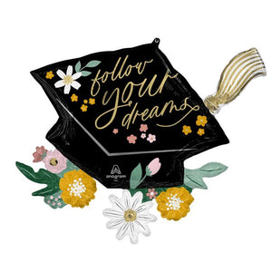 Follow Your Dreams Grad Cap 30"