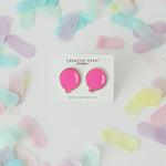 Balloon Earrings BALLOON SHAPED EARRINGS (NEON PINK)