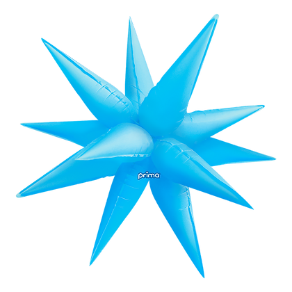 Non-Foil Starburst 3D Balloon -40in. (Choose Color)