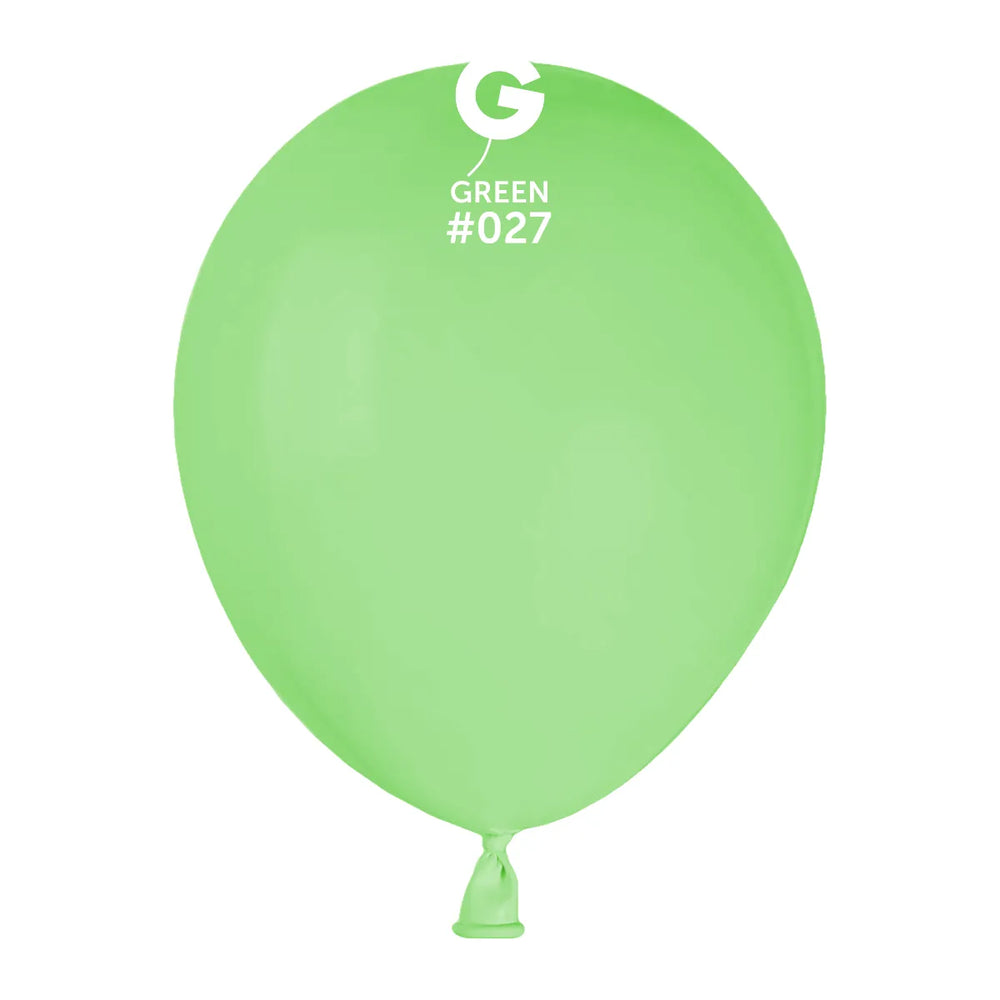 Neon Balloon Green AF50-027 | 100 balloons per package of 5'' each