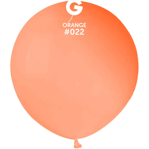 Neon Balloon Orange GF19-022 | 25balloons per package of 19" each