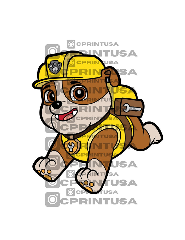 PAW PATROL RUBBLE #3 CUT OUT