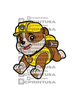 PAW PATROL RUBBLE #3 CUT OUT