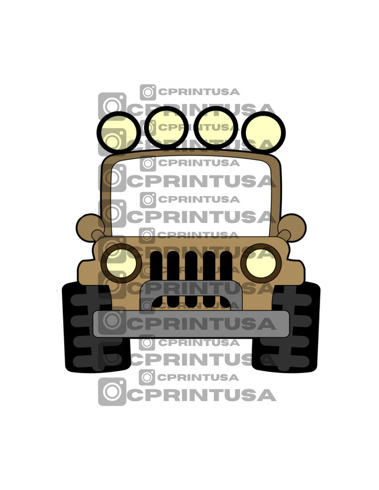 SAFARI JEEP CUT OUT