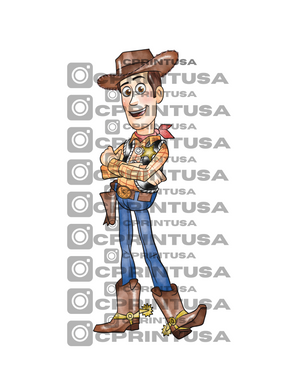 WOODY WATERCOLOR TOY STORY CUT OUT