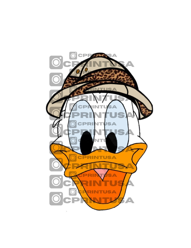 DONALD DUCK SAFARI CUT OUT