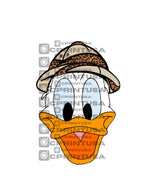 DONALD DUCK SAFARI CUT OUT