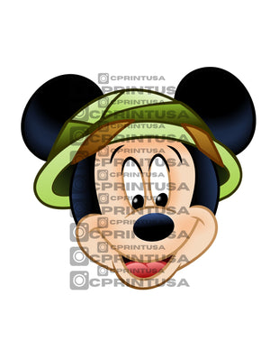 MICKEY SAFARI CUT OUT