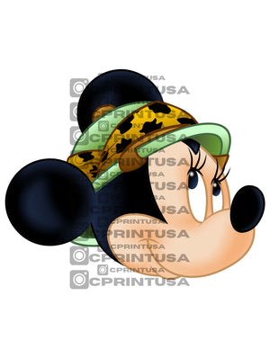 MINNIE SAFARI CUT OUT