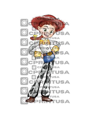 JESSE WATERCOLOR TOY STORY CUT OUT