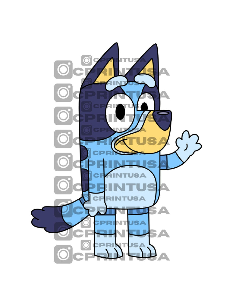 BLUEY CUT OUT