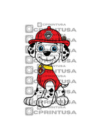 PAW PATROL MARSHALL #1 CUT OUT