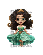 ANIMATED PRINCESS CUT OUT