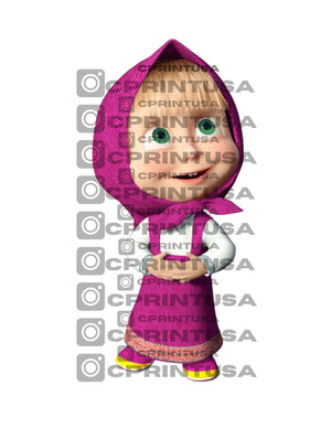 MASHA AND THE BEAR CUT OUT