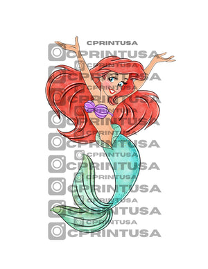 THE LITTLE MERMAID CUT OUT