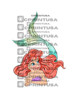 THE LITTLE MERMAID CUT OUT