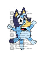 BLUEY CUT OUT