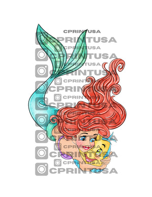 THE LITTLE MERMAID CUT OUT