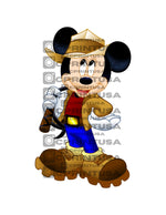 MICKEY SAFARI CUT OUT