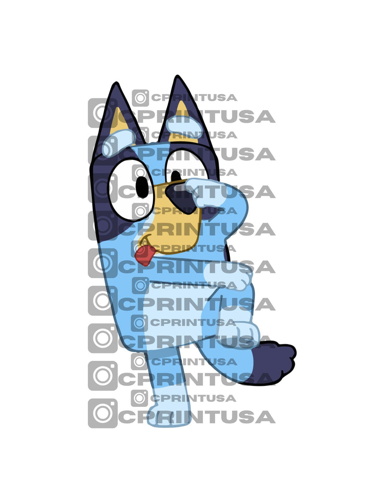 BLUEY CUT OUT