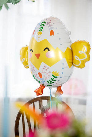 Chick Egg Foil Balloon 23"