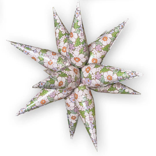 Floral Print Starburst - 40 in.