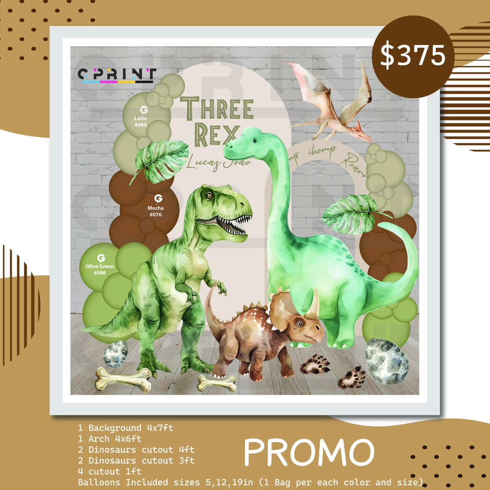 Dinosaurs Themed Party Bundle Design