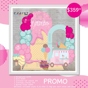 Ice Cream Themed Party Bundle Design