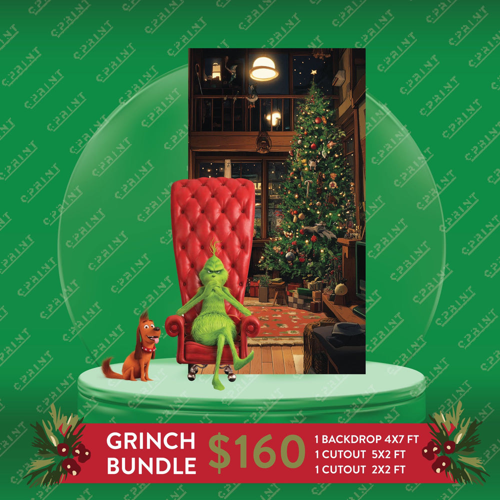 Grinch Party Themed Bundle Design