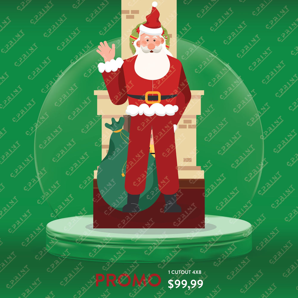 Santa Claus Chimney Party Themed Bundle Design