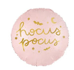 Hocus Pocus Pink Round Foil Balloon 18in.