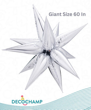 Giant Starburst 3D Deco champ 60"