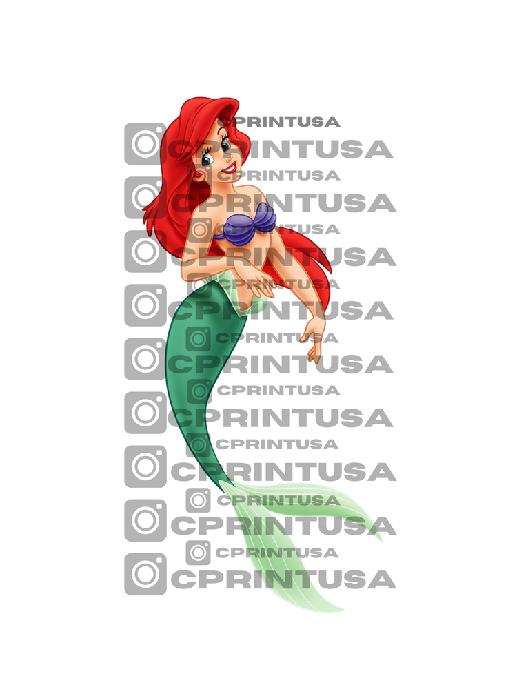 THE LITTLE MERMAID CUT OUT