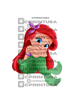 THE LITTLE MERMAID CUT OUT