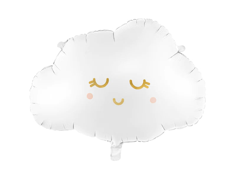 Cloud Smile Foil Balloon 20 in