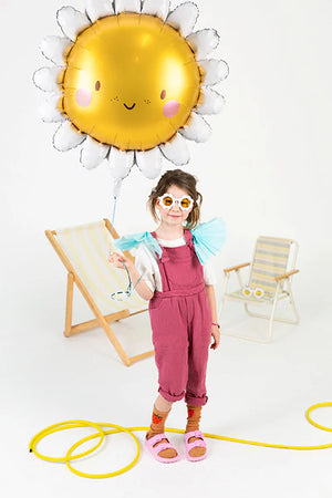 Daisy Sun Foil Balloon 35"