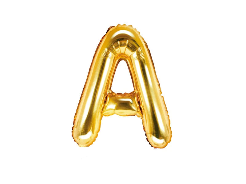 Gold Foil Letters (A to Z) - 14 in. - PartyDeco USA