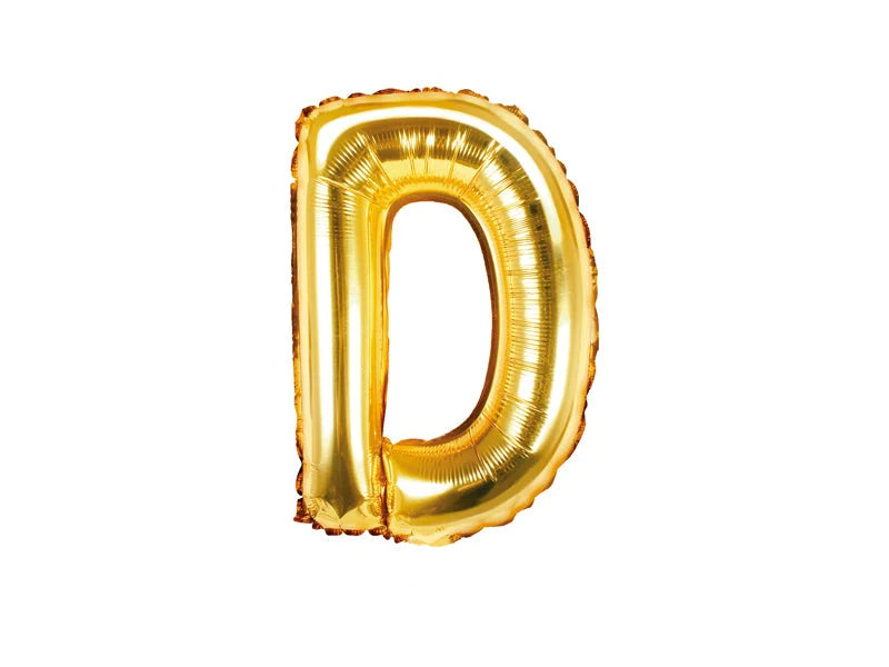 Gold Foil Letters (A to Z) - 14 in. - PartyDeco USA