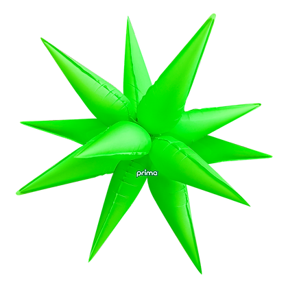 Non-Foil Starburst 3D Balloon -40in. (Choose Color)