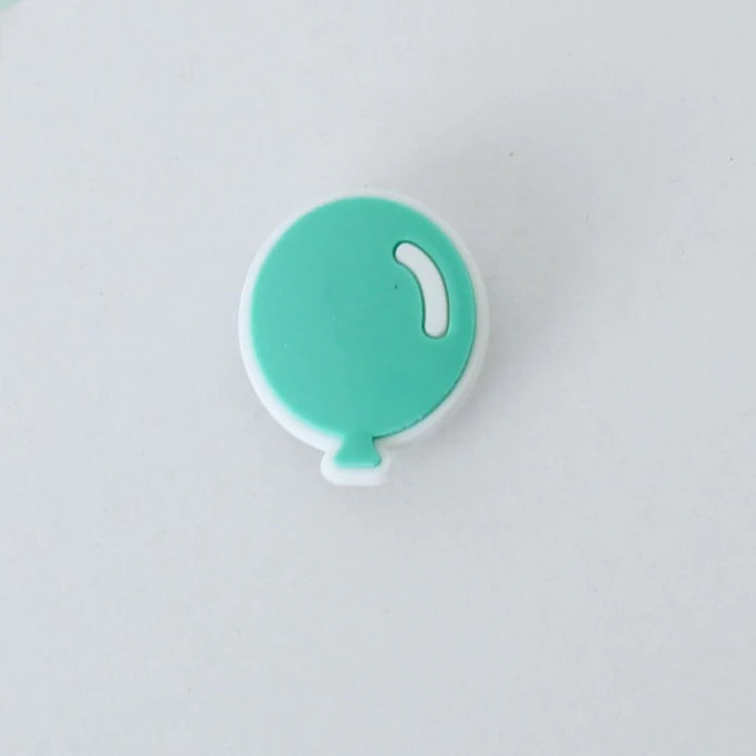 AQUA BALLOON SHOE CHARM