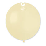 Solid Balloon Butter G150-103 | 25 balloons per package of 19'' each