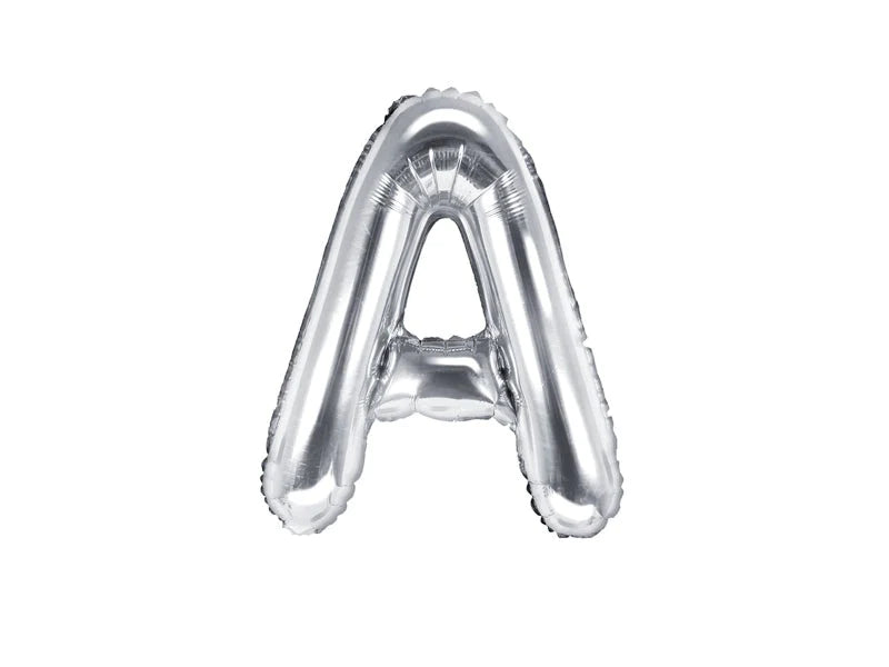 Silver Foil Letters (A to Z) - 14 in. - PartyDeco USA