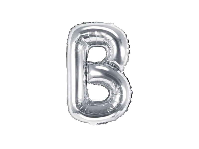 Silver Foil Letters (A to Z) - 14 in. - PartyDeco USA