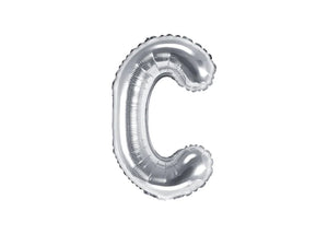 Silver Foil Letters (A to Z) - 14 in. - PartyDeco USA