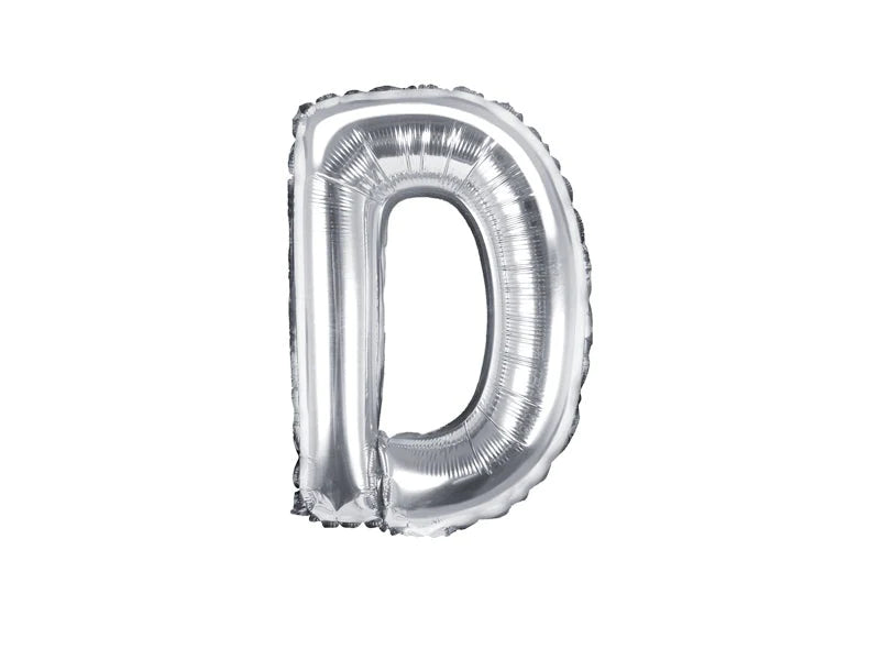 Silver Foil Letters (A to Z) - 14 in. - PartyDeco USA