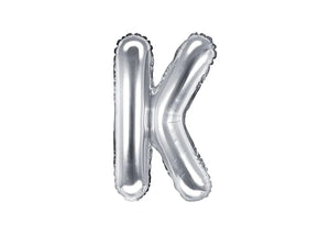 Silver Foil Letters (A to Z) - 14 in. - PartyDeco USA