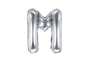 Silver Foil Letters (A to Z) - 14 in. - PartyDeco USA