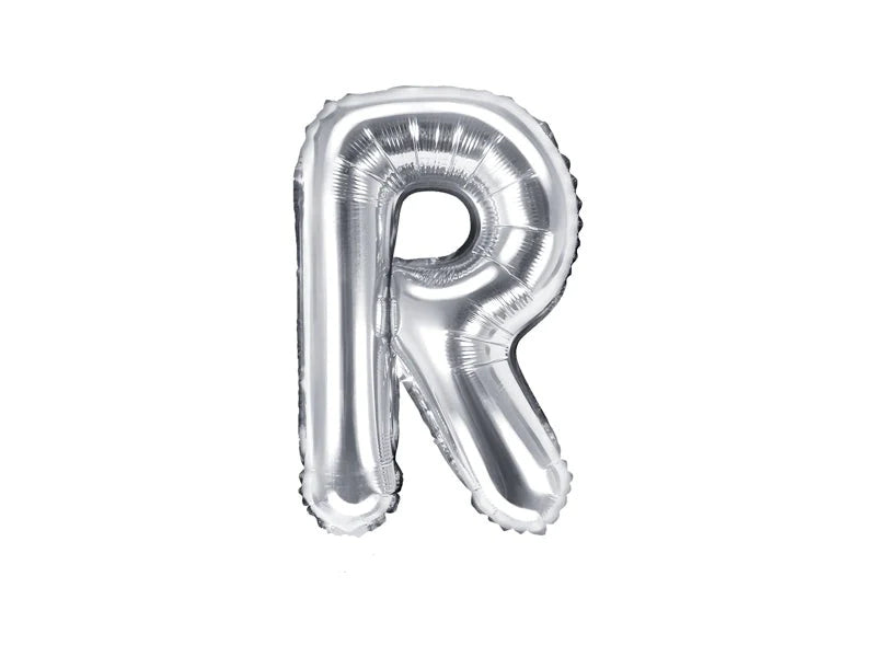 Silver Foil Letters (A to Z) - 14 in. - PartyDeco USA