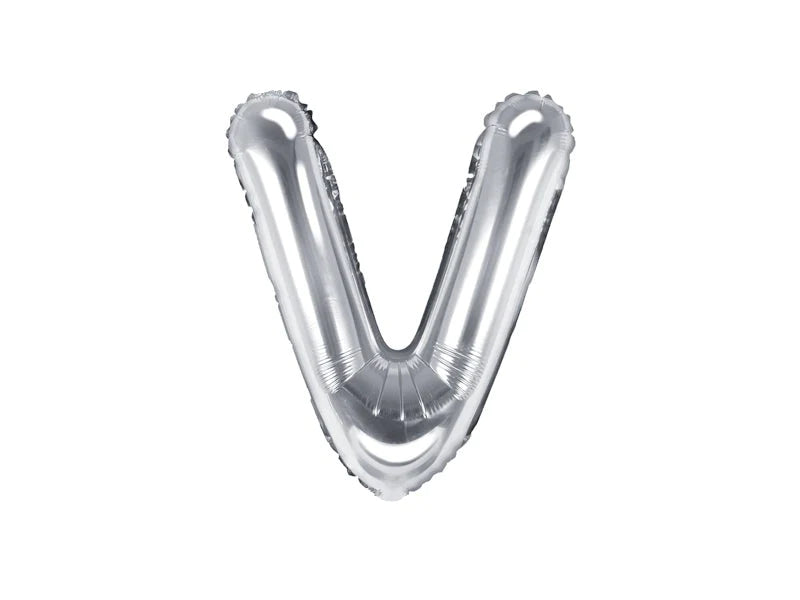 Silver Foil Letters (A to Z) - 14 in. - PartyDeco USA