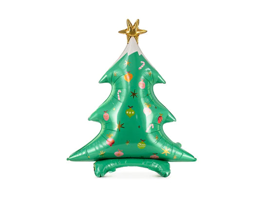 Standing Christmas Tree Foil Balloon 37in